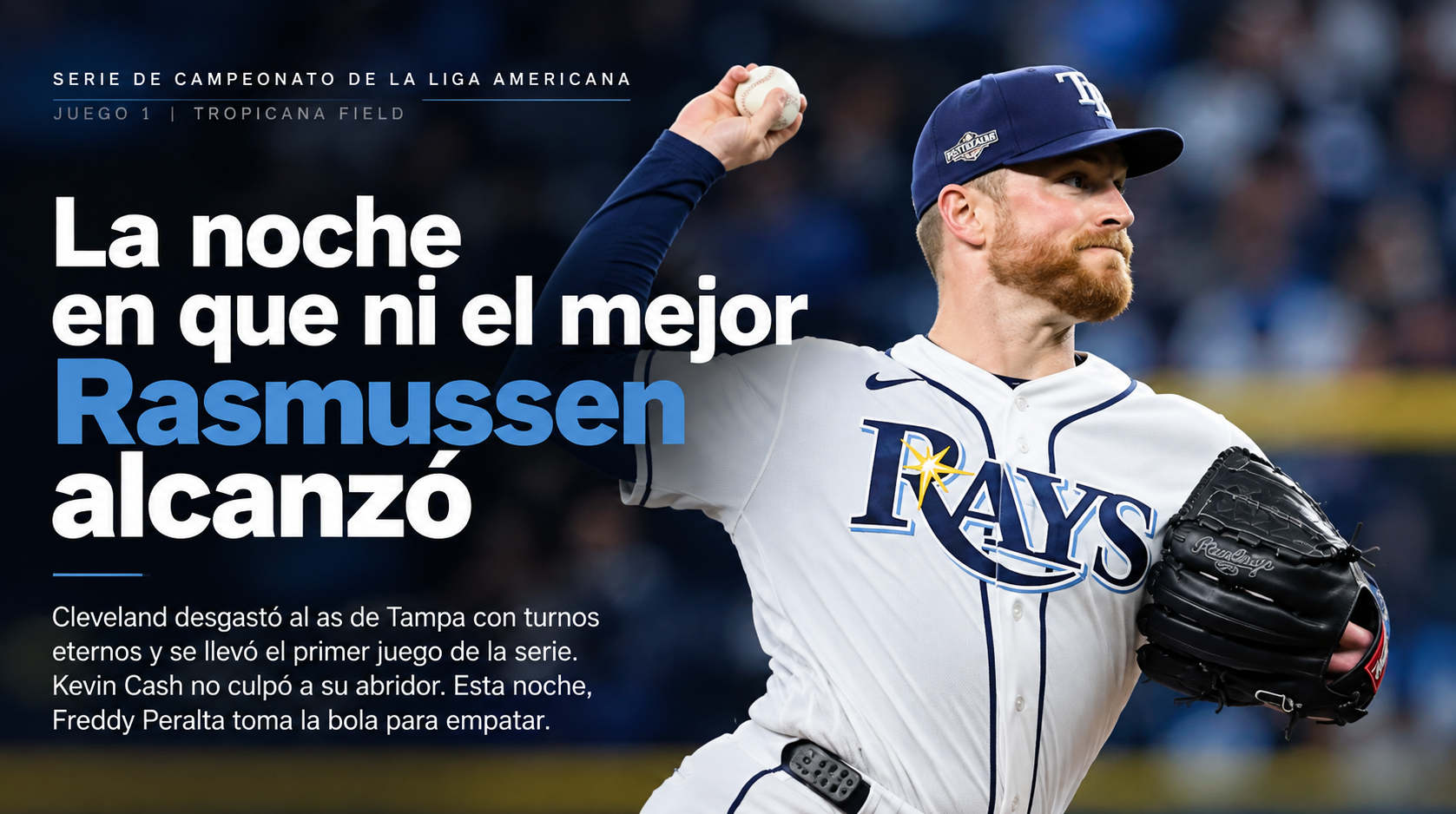 La noche en que ni el mejor Rasmussen alcanzó